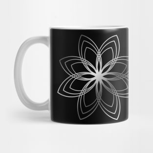 Flower abstract - Graphic - geometric design - graphic pattern Mug